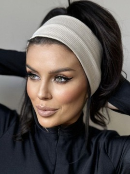 ПОВЯЗКА НА УШИ ЖЕНСКАЯ, ТОНКАЯ, УДОБНАЯ, ЛЕГКАЯ, ПРЯМАЯ, ШИРОКАЯ, НА ЛЕНТЕ, ЦВЕТНАЯ