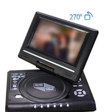 PRZENOŚNY ODTWARZACZ SAMOCHODOWY DVD 7.8