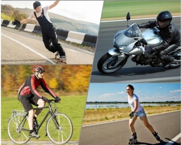 Мотоциклетные перчатки Летние сенсорные перчатки для скутера и велосипеда СИНИЙ L