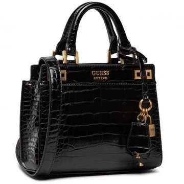 GUESS MESSENGER BAG - TOREBKA CZARNA DAMSKA