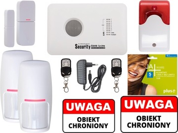 ALARM GSM BEZPRZEWODOWY APP ANDROID POLSKI SYRENA