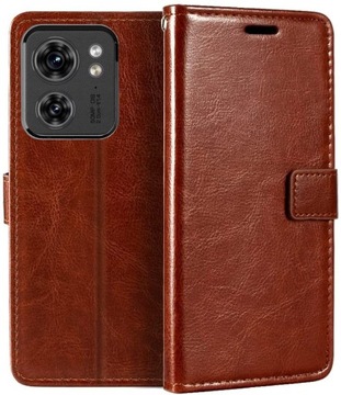 SZKŁO+ KABURA ETUI SKÓRZANE do MOTOROLA EDGE 40