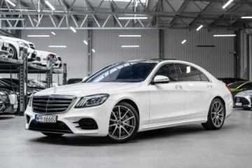 Mercedes Klasa S W222 Limuzyna Facelifting 2.9 400d 340KM 2018 Mercedes S 400 Dociągi. Head Up. Burmester., zdjęcie 11
