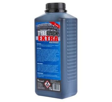 ЧЕРНАЯ ШИННАЯ КРАСКА, ГЛЯНЦЕВАЯ REDATS TIRE 1L