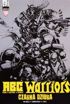 ABC Warriors Czarna dziura Simon Bisley AUTOGRAF