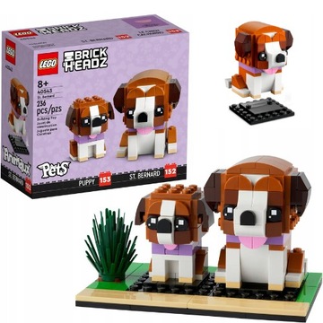 LEGO BRICKHEADZ PIES BERNARDYN PREZENT