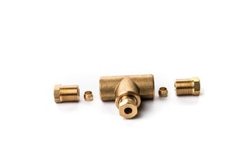 TRÓJNIK MIEDZI ZŁĄCZE PRZEWODU MIEDZIANEGO 6/6/6mm