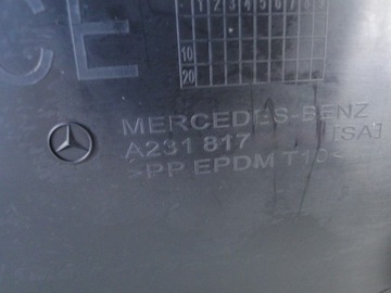 MERCEDES SL R231 231 PODLOŽKA POD TABULKA AMG