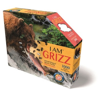 Puzzle Konturowe Układanka I AM Grizzly 1000 el