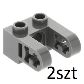 LEGO 85943 4547958 6324639 brick 1x2 c.szary DBG 2szt P737