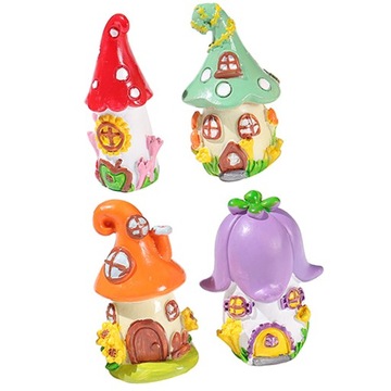 DECOR MINI DOM DEKORACYJNY 4 SZT