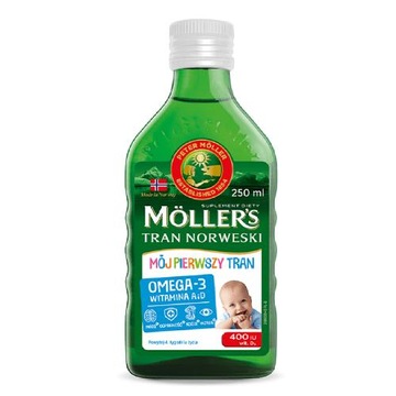 MOLLERS mój pierwszy tran Omega-3 norweski 250ml