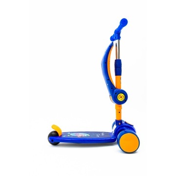 ТРЕХКОЛЕСНЫЙ БАЛАНСИРОВОЧНЫЙ САМОКАТ С СИДЕНЬЕМ, СВЕТЯЩИМСЯ КОЛЕСАМИ