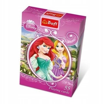 KARTY DO GRY PRINCESS KSIĘŻNICZKI TREFL 55 SZT