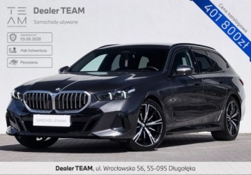 BMW Seria 5 G90-91 Touring 2.0 520d 197KM 2025 BMW Seria 5 I wlasciciel M Sport Hak Gwarancja Bezwypadkowy FVAT23