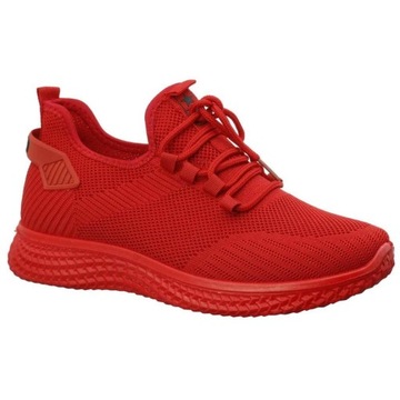 Czerwone adidasy siateczkowe slip on wsuwane oddychające ROZ. 39