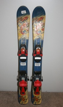 Narty dziecięce 80 cm z wiązaniami Salomon + serwis GRATIS!