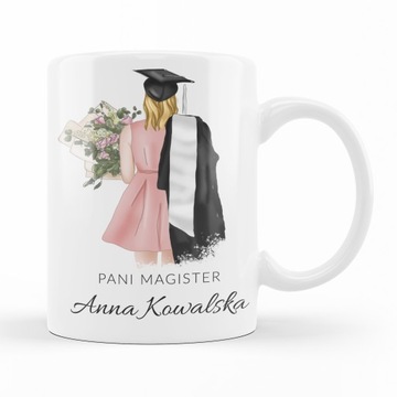 KUBEK PANI MAGISTER OBRONA STUDIA PREZENT URODZINY
