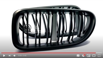 BMW F06 12-18 LEDVINA MŘÍŽKA MASKA NOVÉ MATOVÝ DUAL