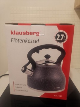 Чайник Klausberg 2,7 л KB-7449 серый толстое дно !