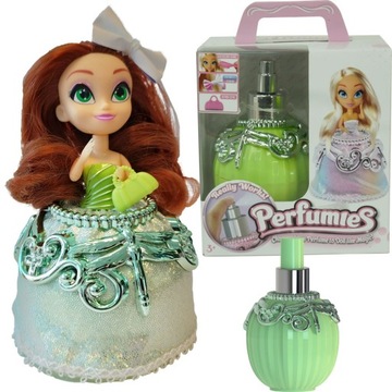Perfumies Laleczka lalka we flakonie perfum Lily Sky Green zmiana koloru