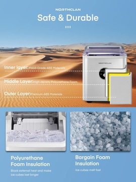 NORTHCLAN ICM-1226 АВТОМАТИЧЕСКИЙ ИЗГОТОВИТЕЛЬ КУБОВ ЛЬДА