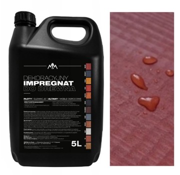 IMPREGNAT DEKORACYJNY DO DREWNA CEDR 5L M&M