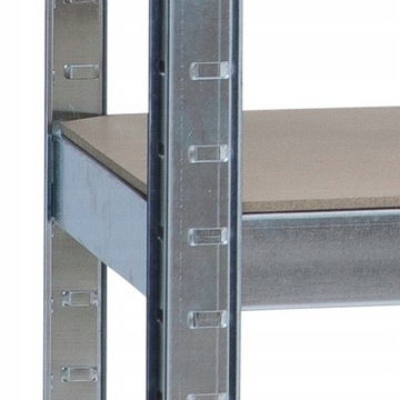 СТЕЛЛАЖКА ДЛЯ ХРАНЕНИЯ В ПОДВАЛЕ ГАРАЖА ПРОЧНЫЙ МЕТАЛЛ 180x90x40см ШКАФ 4 ПОЛКИ