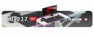 Игровой стол Hero 1.7 RGB с белой светодиодной подсветкой, 120 см, ДИСТАНЦИОННЫЙ