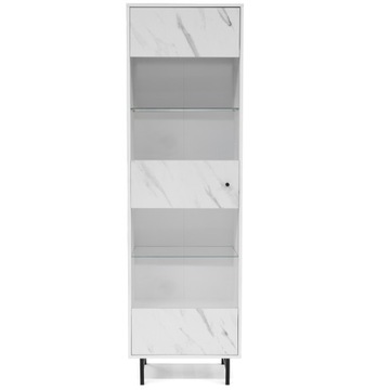 Witryna biały marmur szer. 60cm VERO VO4