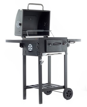 Riwall САДОВЫЙ УГОЛЬНЫЙ ГРИЛЬ С КРЫШКОЙ ЗЕПЕЛЬНИЦЫ + ТЕРМОМЕТР