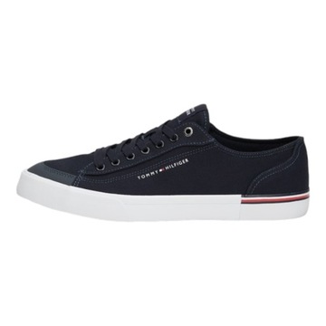 TOMMY HILFIGER BUTY MĘSKIE CORPORATE VULC CANVAS GRANATOWE r.43