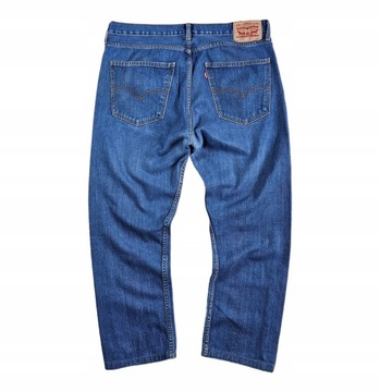 Spodnie Jeansowe LEVIS 508 Błękitne Proste Dżinsy Męskie Jeansy 36x32