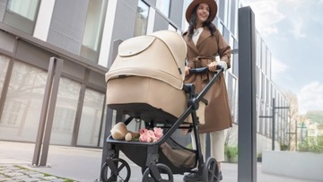 НОВАЯ многофункциональная детская коляска 3-в-1 с сиденьем MINK PRO Kinderkraft.