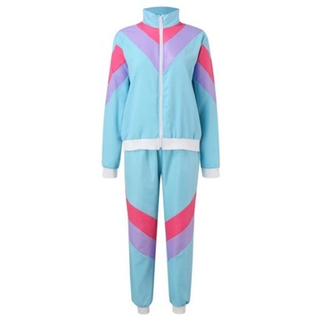 STRÓJ SPORTOWCA DRESA DRES Z LAT 80 NIEBIESKI XXL