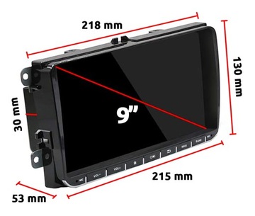 РАДИО 9 ДЮЙМОВ ANDROID GOLF VI 6 VW PASSAT B6 B7