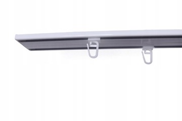 SZYNA SUFITOWA PODWÓJNA ALUMINIOWA SLIM 230 CM