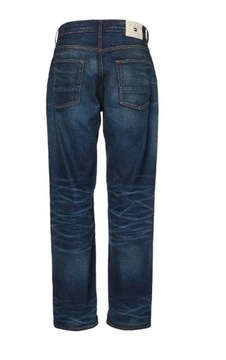 TOMMY HILFIGER Spodnie jeansy męskie - TAPERED MOORE W38/L32 MW0MW29088