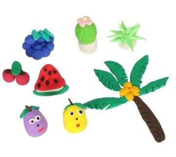 СЕНСОРНАЯ ПЕНА PLASTYLINE МОДЕЛИРУЮЩАЯ ГЛИНА 12 ШТ. ПЕНА