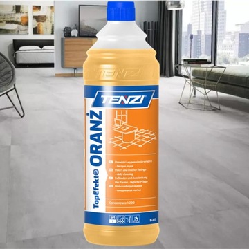 Płyn do mycia podłóg płytek gresu paneli parkietu Tenzi TopEfekt Oranż 1L