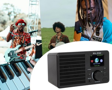 ПОРТАТИВНОЕ ИНТЕРНЕТ-РАДИО FM BLUETOOTH WIFI ЖК-дисплей КУХНЯ RDS БУДИЛЬНИК БУДИЛЬНИК