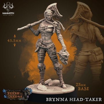 Brynna The Head-Taker - Mammoth Factory - Druk 3D