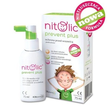 Pipi Nitolic Prevent Plus Ochrona przed wszawicą, 75 ml