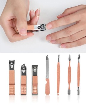 Набор ногтей для маникюра и педикюра в футляре «Роза»