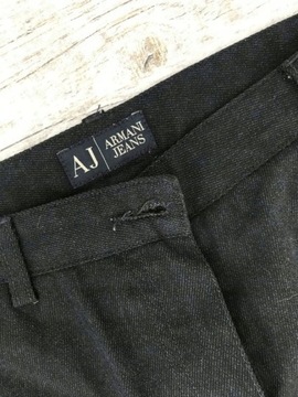 ARMANI JEANS * spodnie z wełną * 36 38 S M