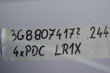 GD ARTEON LR1X NÁRAZNÍK ZADNÍ 3G8807417 4xPDC