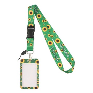 DZ1351 Hidden Disabilities Sunflower Lanyard Id Badge Holder Keychain ID