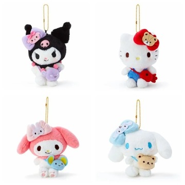 Sanrioed Kawaii Hello Kitty Kuromi плюшевая кукла игрушечная подвеска милая