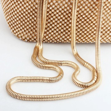 СУМКА, СУМКА С КРИСТАЛЛАМИ, ЗОЛОТОЙ ЦВЕТ