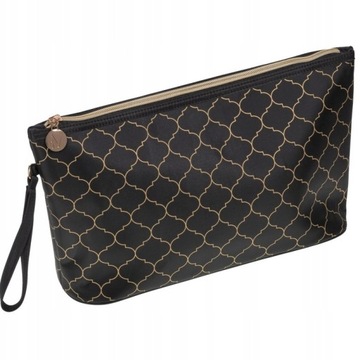 Kosmetyczka damska organizer kuferek torebka INTER-VION seria BLACK&GOLD